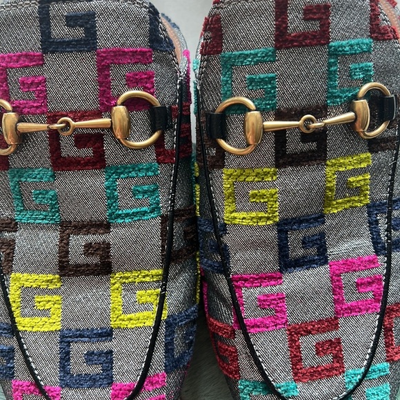 Gucci multicolor mules, practically new - Picture 6 of 6
